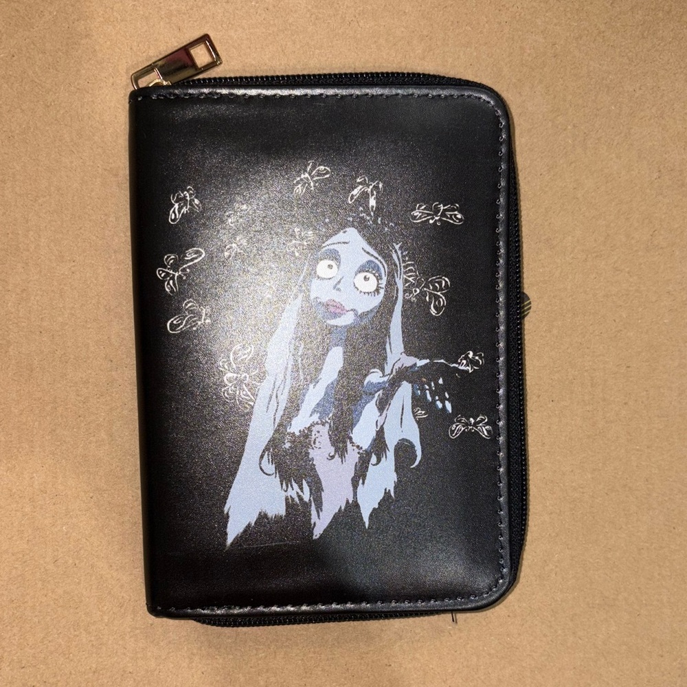 Corpse Bride Wallet with Gothic Illustration